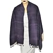 Scarf Stole in Wool Embroidered Womens Accessory India 24 x 70 inches