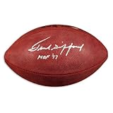 Frank Gifford Autographed Football with HOF Inscription