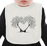 Love Trees ネクタイを有する有機ビブ Medium