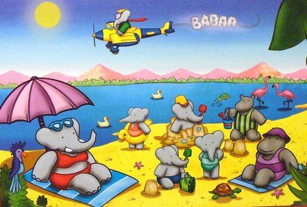 Clementoni - Puzzle pour enfant - Babar - 104 pièces