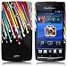 from AIO Shooting Star Gel Case Cover For Sony Ericsson Xperia X12 Arc + Screen Protector