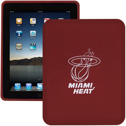 Miami Heat Deep Red Silicone iPad Case