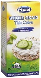 Perach Whole Grain Thin Cakes, Brown Rice & Black Cumin, 3.52-Ounce Boxes (Pack of 6)