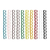 uxcell ケーブルマーカー　カラフル　プラスチック材質　　ワイヤー　コード　ラベル 10セット