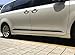 Generic Chrome Body Side Door Moulding Trim Cover Fit For Toyota Sienna 2015 2016
