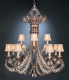 Fine Art Lamps 171740 Oversized 12LT Chandelier Midsummer Nights Dream Indoor Lighting