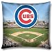 Chicago Cubs 18x18 Photo Realistic Stadium Dye Sublimation Pillow