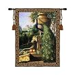 Peacock Tapestry Wallhanging Comes With Wall Hanging Rod and Tassels