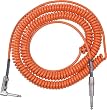 Lava Retro Coil 20 Foot Instrument Cable Straight to Right Angle Silent, Metallic Blue