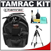 Tamrac 5273 Expedition 3 Photo Digital SLR Camera Backpack (Black) + Tripod + Accessory Kit for Canon Rebel T3, T3i, T1i, T2i, EOS 60D, 50D, 5D, 7D, Nikon D3000, D3100, D5000, D7000, D300s, Olympus Evolt E-5, E-30, E-620 and Sony Alpha A560, A580, A33, A55