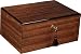 Savoy Large Ash Burl Humidor - Holds 100 Cigars