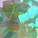 Sequin Lime Green Ultra Crystal Rainbow Iris Iridescent Square Diamond 1.5 inches Couture Loose Paillettes