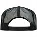 Black Adjustable Mesh Trucker Style Cap Hat