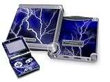 Gameboy Advance GBA SP Vinylskin - Flash Blue - 