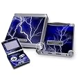 Gameboy Advance GBA SP Modding Vinyl Tattoo Skin - Flash Blue