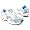Silver/Metallic Blue