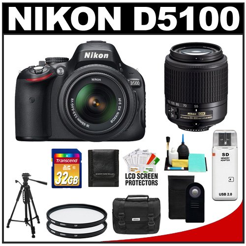 Nikon D5100 16.2 MP Digital SLR Camera & 18-55mm