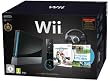 Nintendo Wii "Mario Kart Pak" - Konsole inkl. Wii Sports, Mario Kart Wii, Wii Lenkrad + Remote Plus Controller, schwarz
