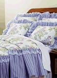 Iris Garden Quilt-Top Bedspread & Shams - Full Bedspread