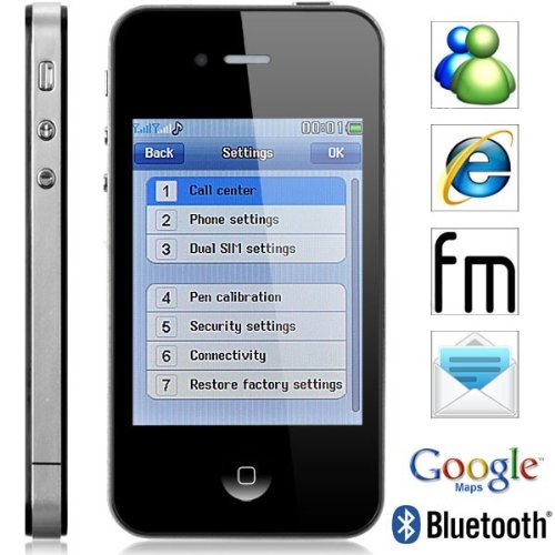 Téléphone Portable Débloqué V918 Dual SIM Ecran Tactile 3.2 Bluetooth Radio FM
