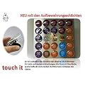 Dolce Gusto Kapselhalter im Edelstahldesign NEU mit Aufbewahrungssch�chten f�r Zucker, L�ffel, Schokolade,Aromen und vieles mehr der neue von James Premium aus Edelstahl zum hinstellen oder hinh�nger oder f�r die Wandmontage