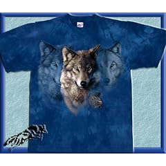 Harlequin T-Shirt Wolf Portrait