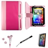 Magenta Pink Protective Slim and Durable Professional Faux Leather Portfoli ....