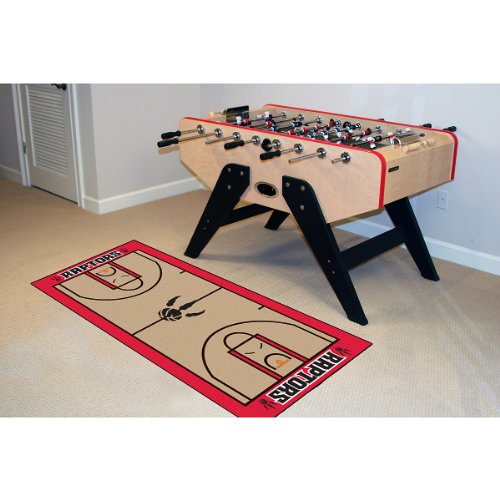 TORONTO RAPTORS 22x44 BASKETBALL CARPET RUNNER RUG