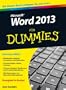 Word 2013 f�r Dummies (Fur Dummies)