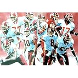 Professionally Framed Washington Redskins (Collage) Sports Poster Print - 11x17 with RichAndFramous Black Wood Frame