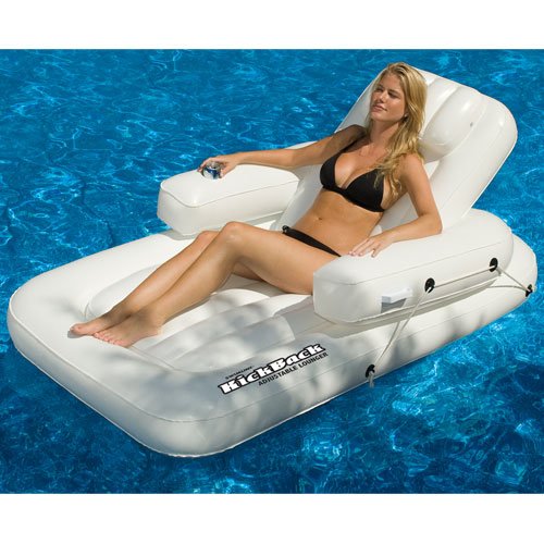 Kickback Adjustable Lounger Swimming Pool Float