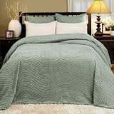Melinda Chenille Bedspread Shams King