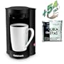 Cuisinart � Commercial 1-cup Coffeemaker - Black (includes 54 World Blend Regular Pods)