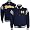 Russell Athletic Michigan Wolverines Navy Blue Varsity Fleece Jacket