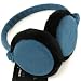 Winter Fuzzy Ski Earmuff Ear Warmer Adjustable Teal