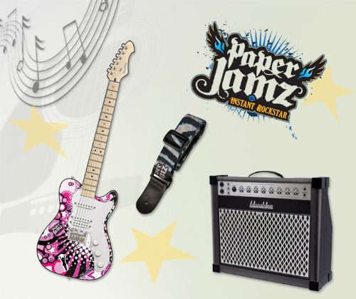 Wow Wee Paper Jamz Bundle Pack Includes Guitar Strap Amp - Series 2 Style 3 - Strap Style May Vary Wow Wee Paper Jamz Bundle Pack Includes Guitar Strap Amp - Series 2 Style 3 - Strap Style May Vary