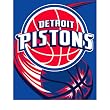 Detroit Pistons NBA Royal Plush Raschel Blanket (Plusch Series) (50x60")" Detroit Pistons NBA Royal Plush Raschel Blanket (Plusch Series) (50x60")"