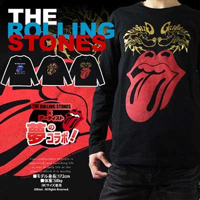 (プライマルエンジン)PRIMAL ENGINE THE ROLLING STONES コラボプロジェクト ロングスリーブTシャツ