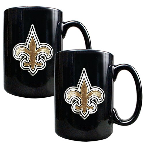 New Orleans Saints Ceramic Coffee Mug Set of 2