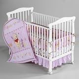 4 Piece Disney Baby Winnie the Pooh Flower Friends Crib Bedding Set