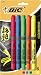 BIC Brite Liner Grip Highlighter, Chisel Tip, Assorted, 5 Highlighters (12 Packages of 5 Highlighters)
