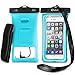 3iART Floating Waterproof Case with Armband and Audio Jack - TPU Material IPX8 Certified - Fits all iPhone and Samsung Models - Teal