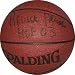 Robert Parish Autographed Spalding Indoor/Outdoor NBA Basketball with HOF 03 Inscription