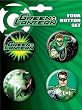 The Green Lantern 4 Piece Button Set