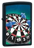 Bull's Eye Dartboard Black Matte Zippo Lighter