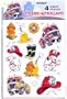 Fast Fire Engine Party Sticker Sheets 4 Pack