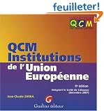 QCM Institutions de l'Union europ�enne