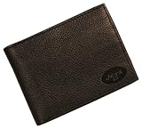 NFL New York Jets Debossed Black Leather Bi-fold Wallet