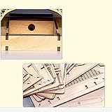 WAYCOM 3D Holz BurjAl-Arab Hotel Jigsaw Puzzle - 3D-Puzzle, Sensor-Licht, Sonnenuntergang Licht-Up, 3D-Holz-Spielzeug-Gebäudemodell Assembled 3D Puzzle DIY Handbuch (BurjAl-Arab Hotel) -