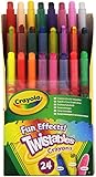 Crayola 24 Ct Twistables Fun Effect Crayons